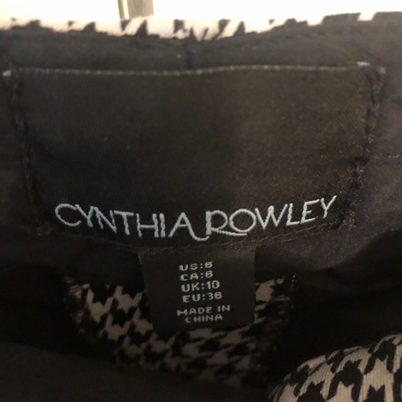 Plaid Black and White Pants - Picture 2 of 2